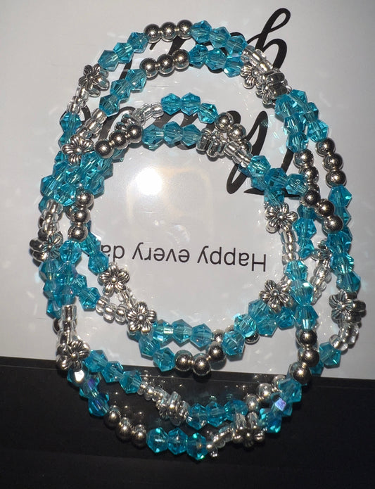 Cerulean Beaded Bracelet