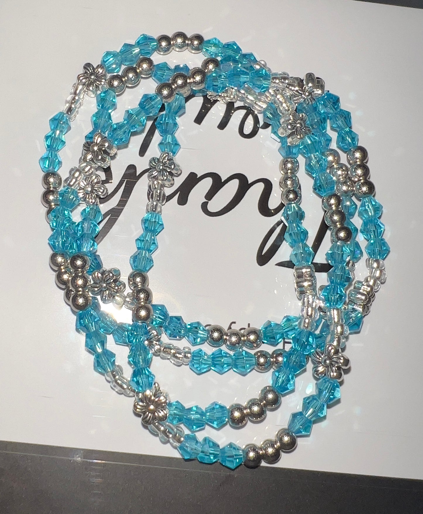 Cerulean Beaded Bracelet