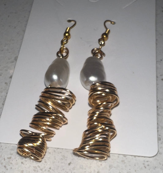 Cyclonic Drop Earrings