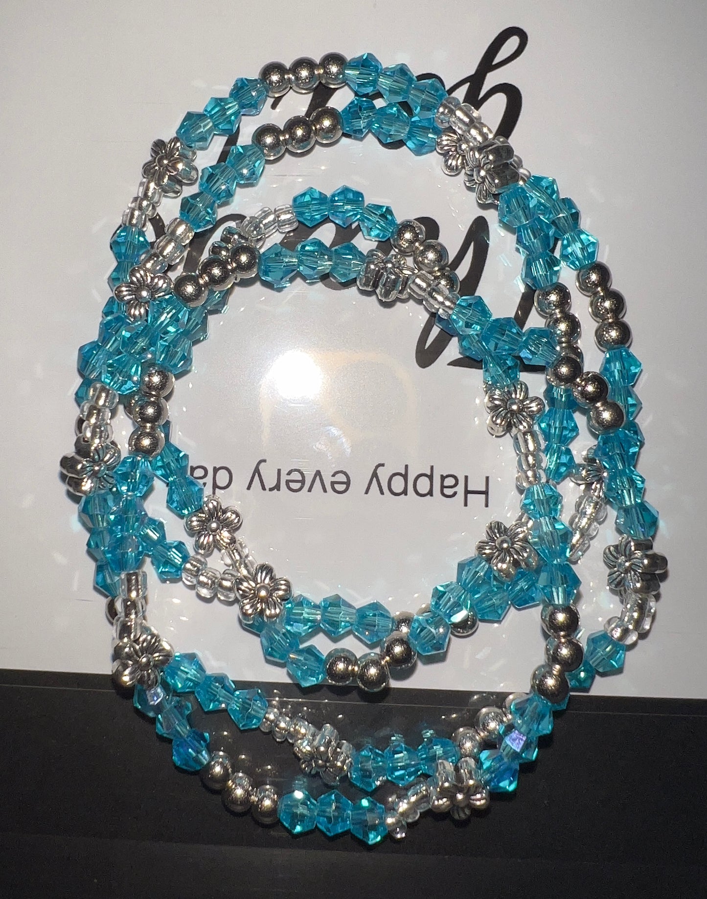 Cerulean Beaded Bracelet